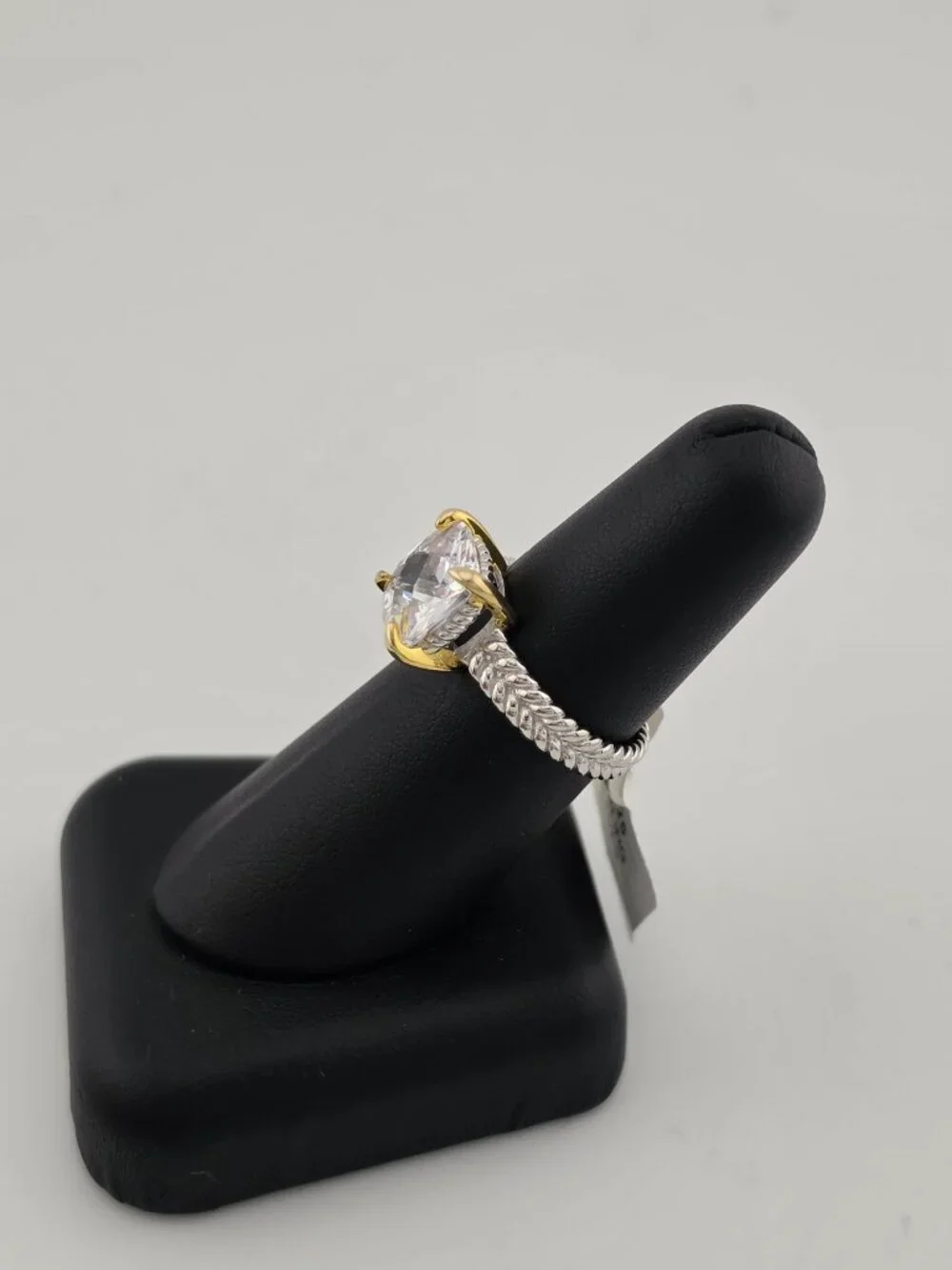 Brand New Sterling Silver 925 Square Gemstone Ring